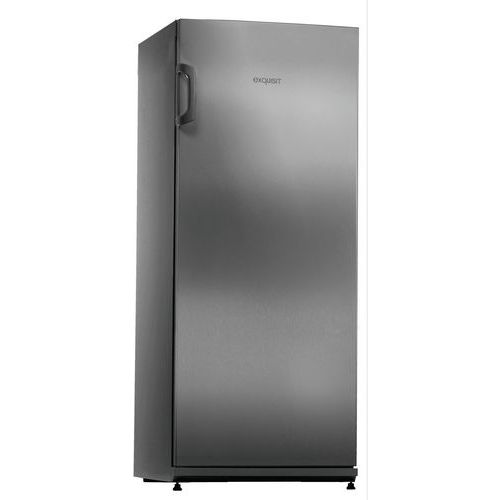Réfrigérateur traiteur avec porte fermée - Pousable, inox, 254 litres.