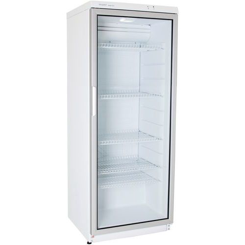 Réfrigérateur traiteur avec porte vitrée - Pousable, blanc, 290 litres