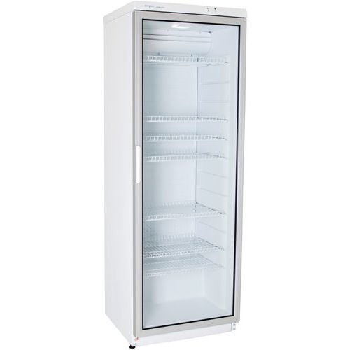 Réfrigérateur traiteur avec porte vitrée - Pousable, blanc, 350 litres