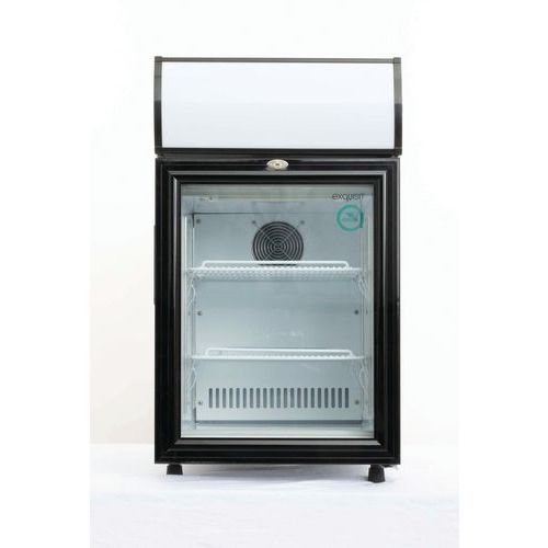 Mini réfrigérateur traiteur avec porte vitrée et afficher-50L-Exquisit
