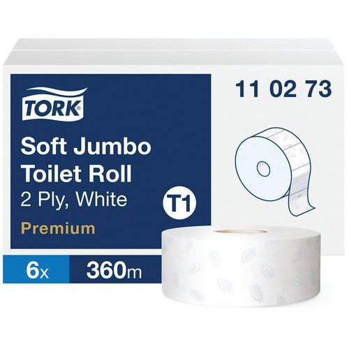 Papier toilette Mini et Maxi Jumbo Tork Premium