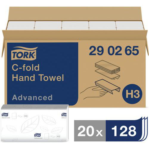 Handdoek Tork Advanced H3 - C-vouw - Tork