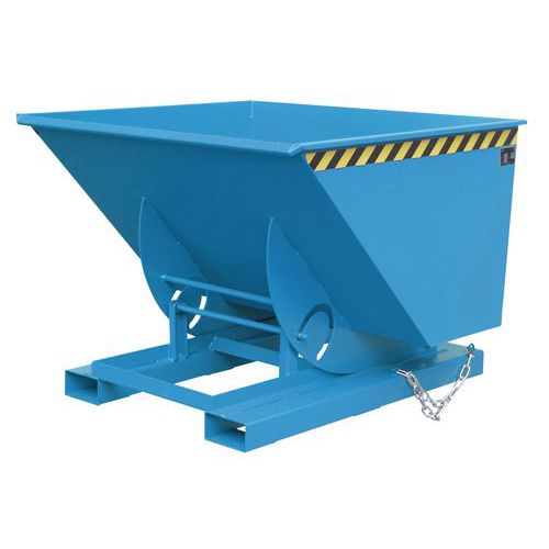 Benne basculante - AK - Bleu - Sur socle - 500 à 1000 L Benne basculante - AK - Bleu - Sur socle - 500 à 1000 L