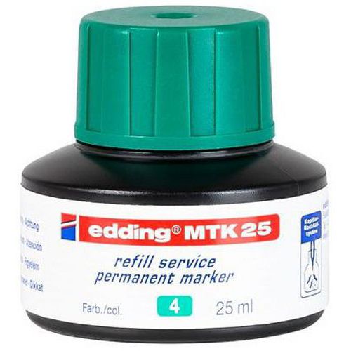 Navulling inkt permanente markeerstift Edding MTK 25