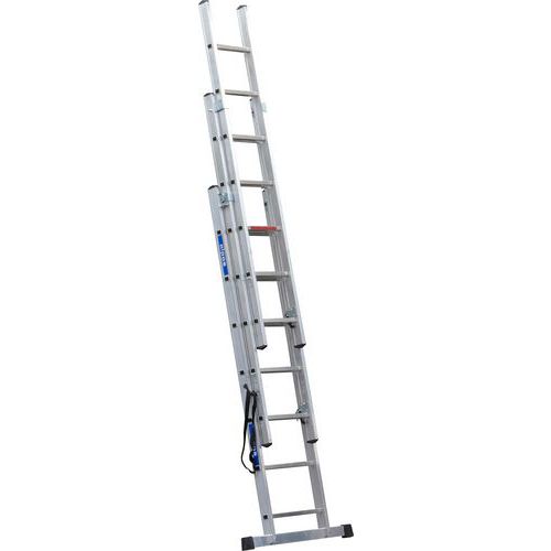 Telescopische aluminium ladder Profi - 3 × 7 treden - Alpos Alu