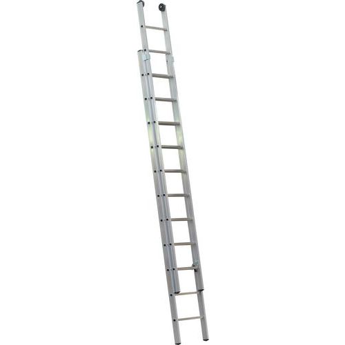 Telescopische aluminium ladder Profi - 2 × 11 treden - Alpos Alu