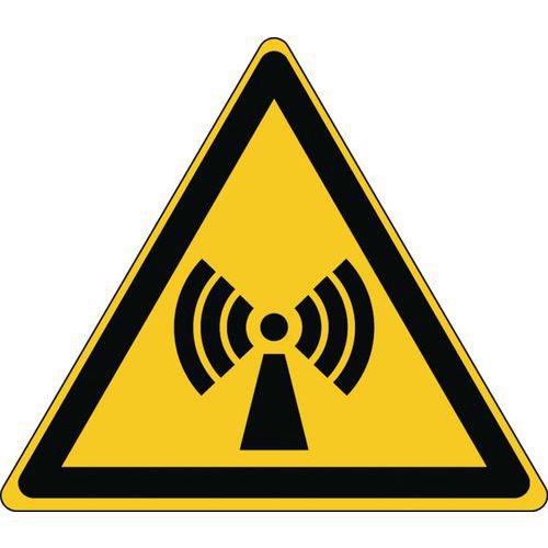 Bord driehoek gevaar - Niet-ioniserende straling - Hard
