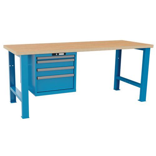 Werkbank 27x36E 4 laden - hoogte 840 mm - Lista
