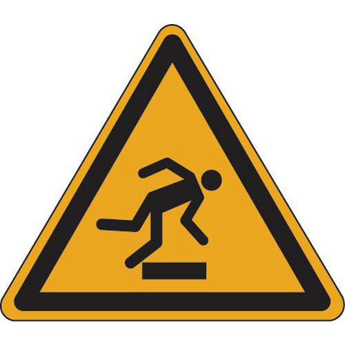 Waarschuwingsbord - Struikelgevaar - Zelfklevend Waarschuwingsbord - Struikelgevaar - Zelfklevend