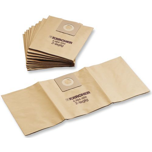 Papier filterzak 10 stuks T 201 Kärcher
