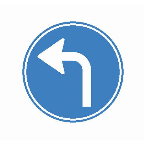 Panneau de signalisation - D5 (L) - Flèche à gauche