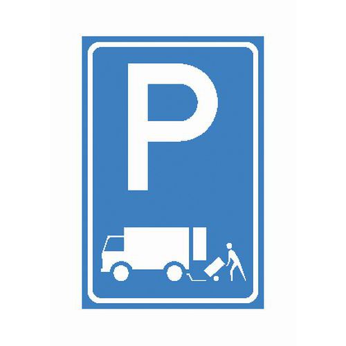 Verkeersbord - E7 - Parkeerplaats voor laden & lossen