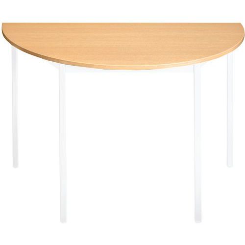 Universele, modulaire vergadertafel - Halve cirkel - Manutan Expert