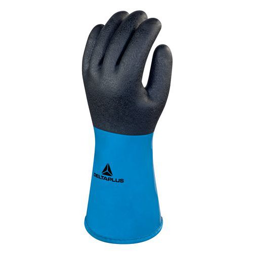 Handschoen Acryldrager pvc/nitril - hand gecoat 30 cm