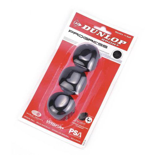 Lot 3 balles de squash - Dunlop - progress Lot 3 balles de squash - Dunlop - progress