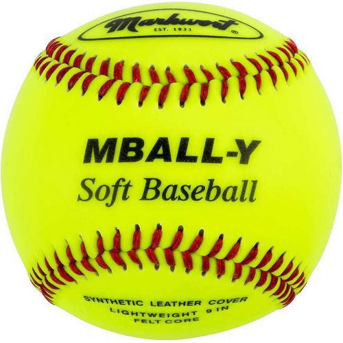 Balle de baseball 9 Soft Flex fluo