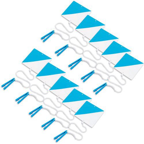 Orientatiemarkers + markeertangen - Set van 10 - Orientsport
