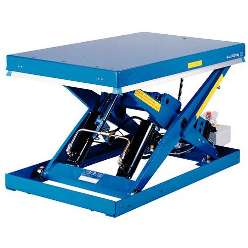 Table élévatrice ergonomique fixe BX-30 - Capacité 2900 à 3000 kg