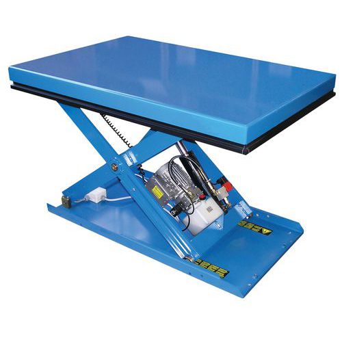 Table élévatrice ergonomique fixe EAX - Capacité 500 à 2000 kg