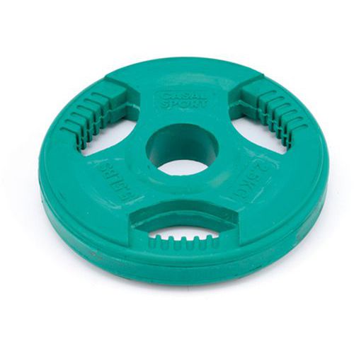 Disque de poids en caoutchouc  PRO 1.25kg à 25kg Casal Sport