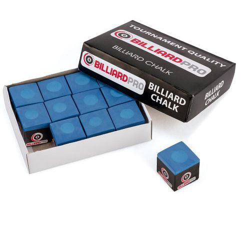 Craies pour procedes de billard - lot de 12 Craies pour procedes de billard - lot de 12