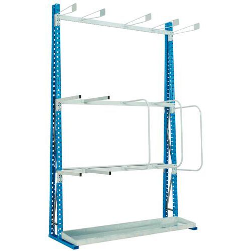 Verticale stelling Epsivol, Max. belasting per niveau: 110 kg, Hoogte: 2500 mm, Breedte: 1500 mm