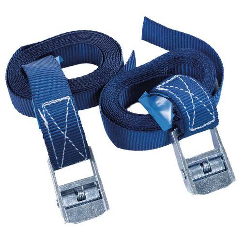 Sjorband met gesp - Belasting 225 kg - Manutan