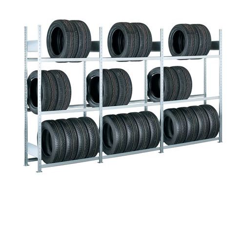 Rayonnage pneu Rota-Store - Profondeur 400 mm - Schulte