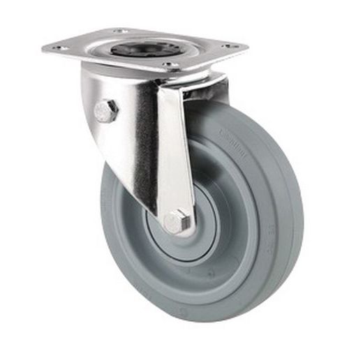 Roulette pivotante à platine - Capacité 160 kg