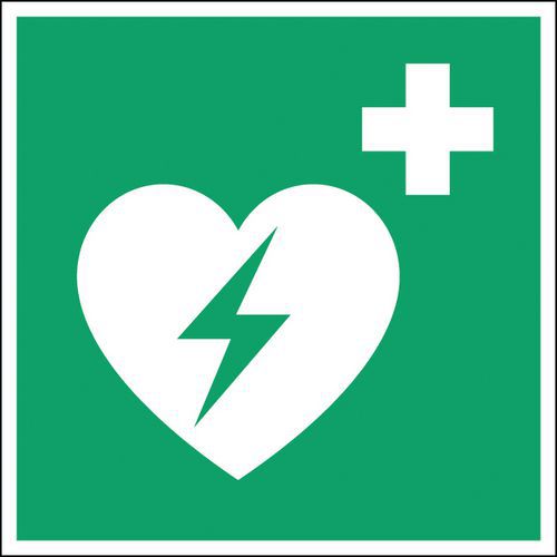Noodbord - Geautomatiseerde externe defibrillator - Hard Noodbord - Geautomatiseerde externe defibrillator - Hard