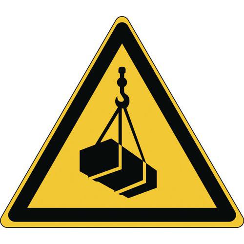 Panneau danger - Charges suspendues - Rigide Panneau danger - Charges suspendues - Rigide