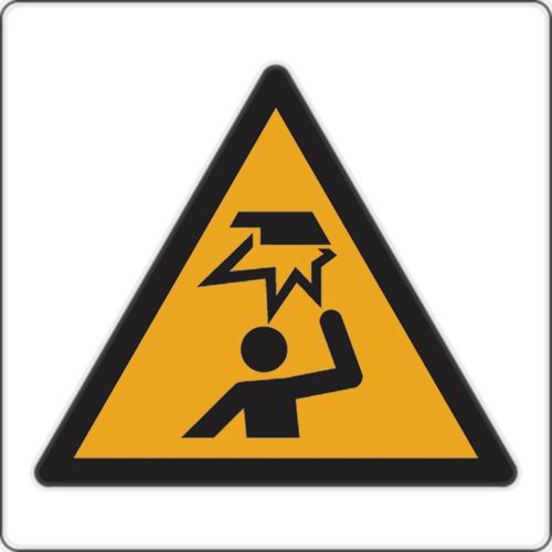 Waarschuwingsbord - Obstakel in de lucht - Aluminium Waarschuwingsbord - Obstakel in de lucht - Aluminium