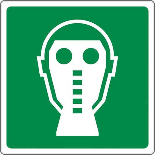 Noodbord - Maskers - Aluminium