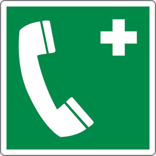 Panneau secours - Borne appel d'urgence - Aluminium Panneau secours - Borne appel d'urgence - Aluminium