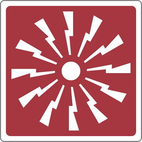 Panneau incendie - Alarme - Aluminium Panneau incendie - Alarme - Aluminium