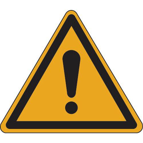 Waarschuwingsbord - Algemene waarschuwing - Zelfklevend Waarschuwingsbord - Algemene waarschuwing - Zelfklevend