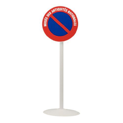 Paal voor borden - Metaal - Op sokkel