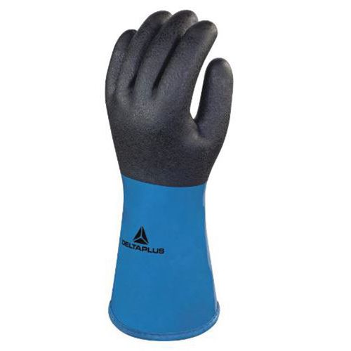 Handschoen Acryldrager pvc/nitril - hand gecoat 30 cm