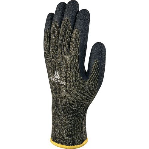 Gebreide handschoen polykatoen/Para-aramide handpalm latexcoating