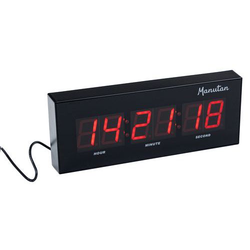 Wandklok LED - Manutan
