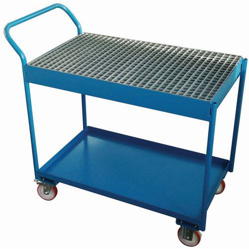 Werktafel met opvangbak en rooster - Sameto Technifil