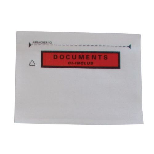 Paklijstenvelop Pac-List verstevigd - 'Document ingesloten'