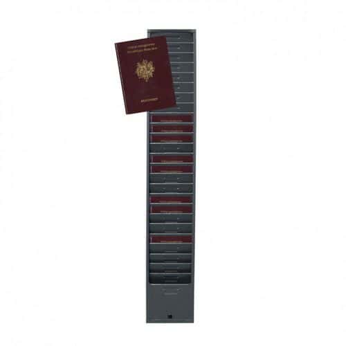 Kaartenrek voor 25 paspoorten - Sogedex