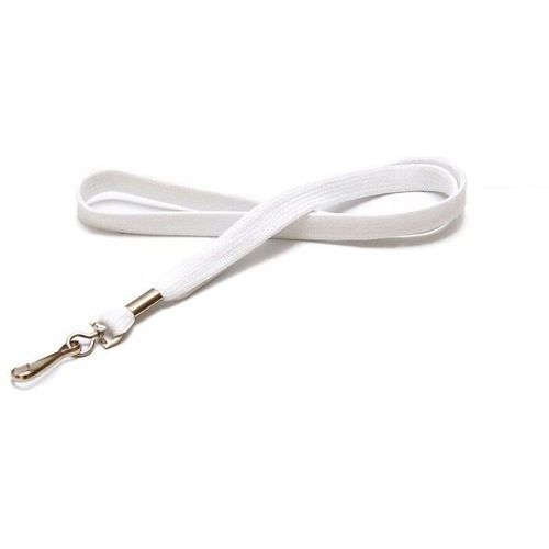 Keycord buisvormig 12 mm met metaal karabijnhaak - set 100 - Sogedex