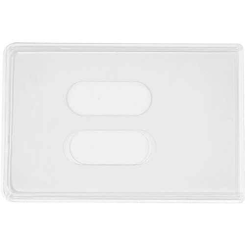 Etui-carte PVC pour 2 cartes - Paquet de 100 - Sogedex