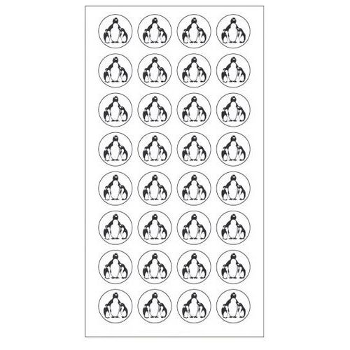 Etiquettes adhésives produits congelés_Matfer