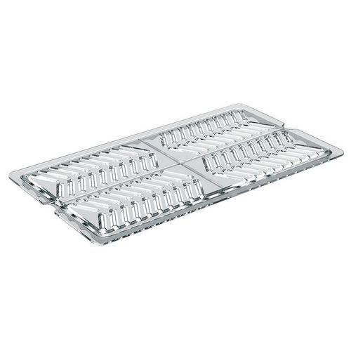 Gastronormbak 1/3 Cristal+, Model: Afdruiprek voor bak, Materiaal: Copolyester