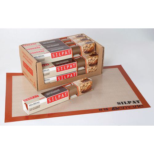 Bakmat anti-aanbak Silpat, Type: Ovenmat, Recyclebare verpakking: Ja - 100%, Breedte: 315 mm, Lengte: 520 mm