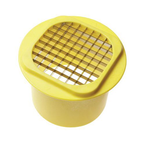 Frietsnijder Matfer, Kleur: Geel, Type: Drukmechanisme frietsnijder, Lengte: 10 mm, Breedte: 10 mm
