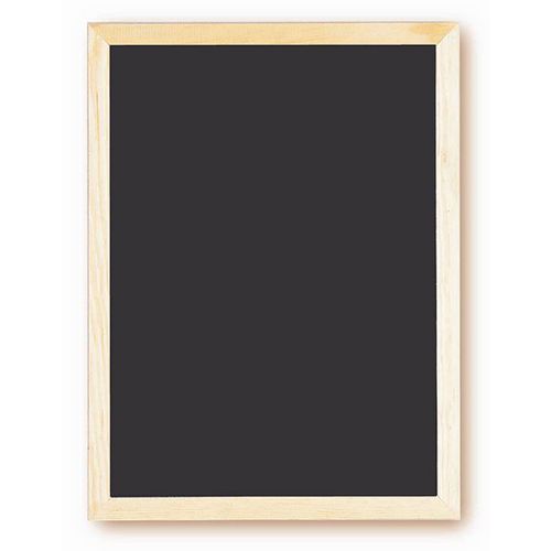 Krijtbord Leisteen, zwart, met kader